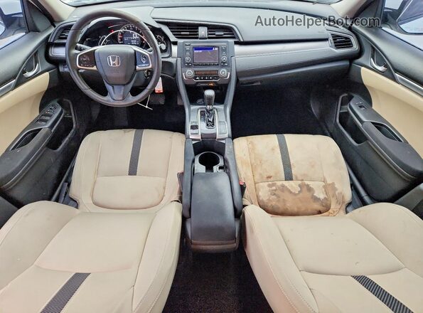 19XFC2F59GE041258 2016 HONDA CIVIC White Առջևի վահանակի տեսք