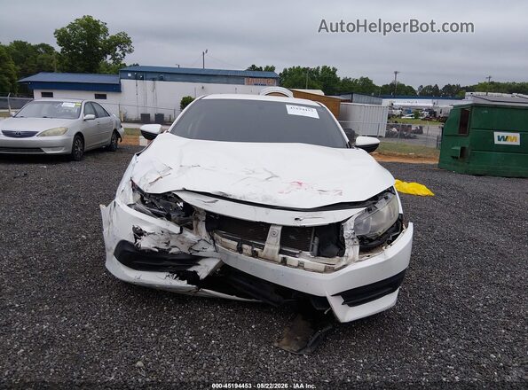 19XFC2F59GE089178 2016 HONDA CIVIC White Vista del cuadro de instrumentos