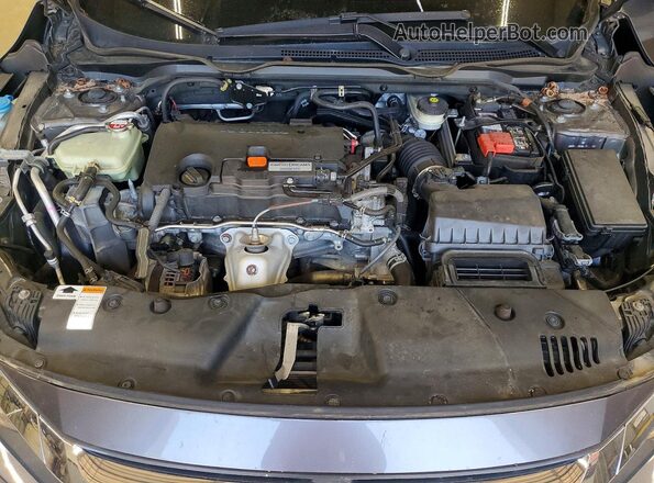 19XFC2F59GE216544 2016 HONDA CIVIC Gray უკანა სალონის ხედი