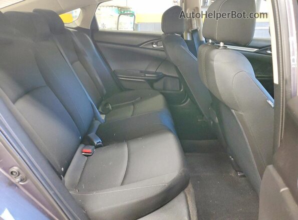 19XFC2F59GE216544 2016 HONDA CIVIC Gray უკანა სავარძლების ხედი