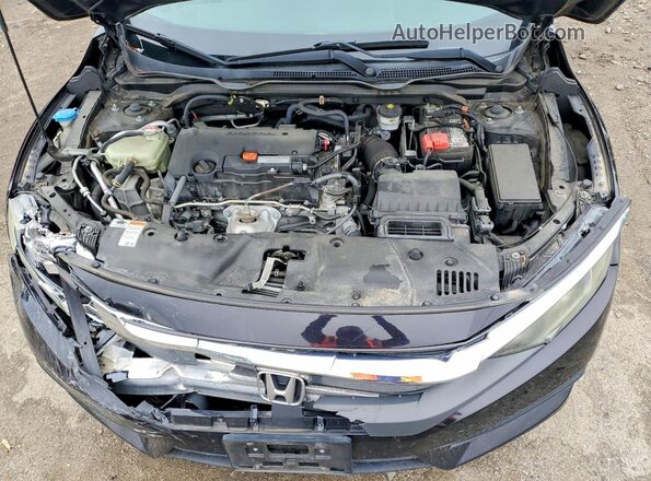 19XFC2F59GE241573 2016 HONDA CIVIC Black Вид задньої частини салону
