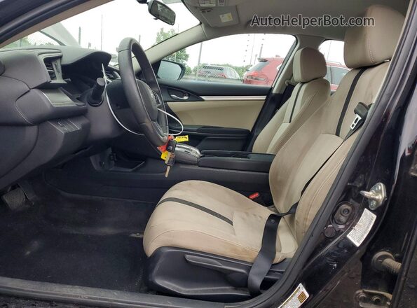 19XFC2F59GE241573 2016 HONDA CIVIC Black Вид салону спереду