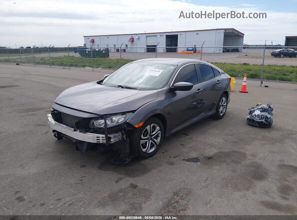 19XFC2F59JE017338 2018 HONDA CIVIC Серый Передняя левая четверть