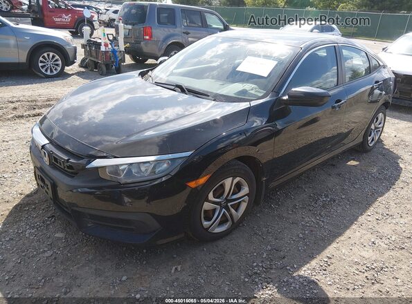 19XFC2F5XJE042426 2018 HONDA CIVIC Black Vista tres cuartos delantera izquierda