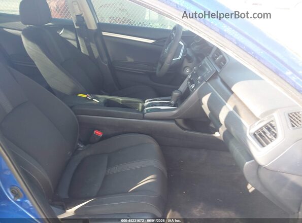 19XFC2F61KE031244 2019 HONDA CIVIC Blue Widok wnętrza z przodu