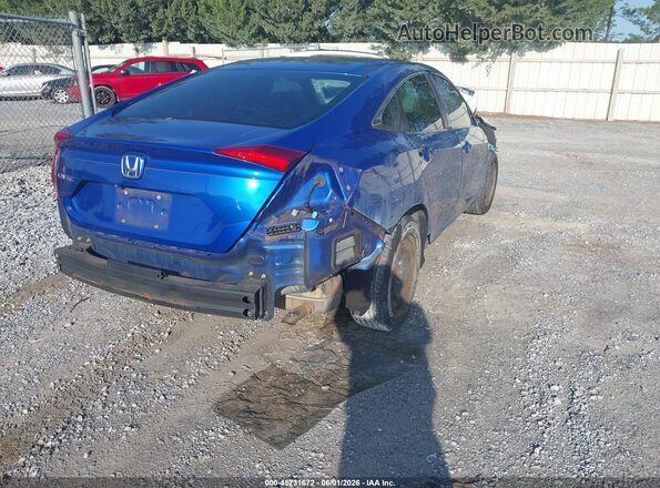 19XFC2F61KE031244 2019 HONDA CIVIC Blue Tył prawy