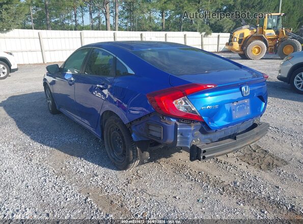19XFC2F61KE031244 2019 HONDA CIVIC Blue Tył lewy