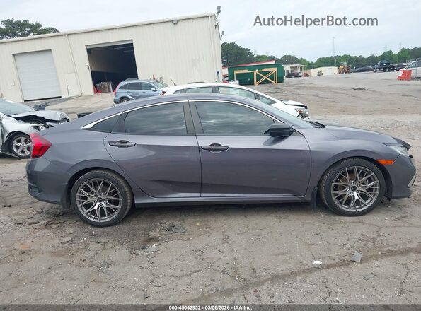 19XFC2F62KE046531 2019 HONDA CIVIC Gray უკანა სალონის ხედი