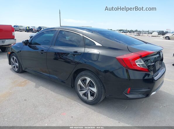 19XFC2F63KE034775 2019 HONDA CIVIC Black უკანა მარცხენა