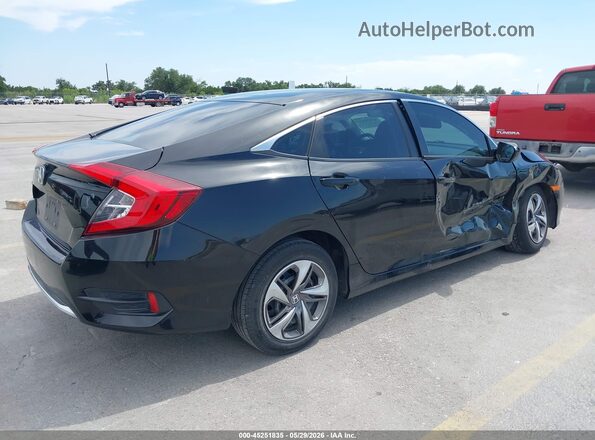 19XFC2F63KE034775 2019 HONDA CIVIC Black უკანა მარჯვენა