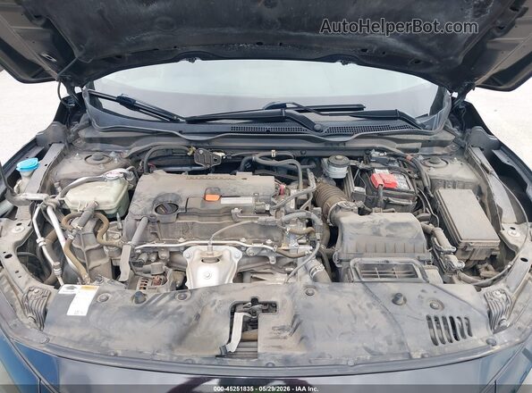 19XFC2F63KE034775 2019 HONDA CIVIC Black უკანა ხედი