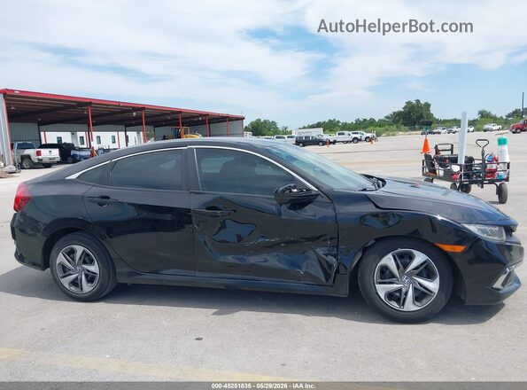 19XFC2F63KE034775 2019 HONDA CIVIC Black უკანა სალონის ხედი