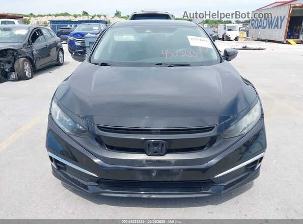 19XFC2F63KE034775 2019 HONDA CIVIC Black ხელსაწყოთა პანელის ხედი
