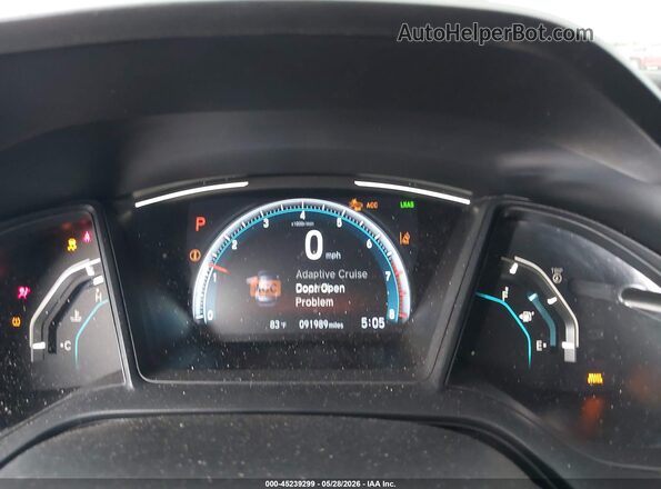 19XFC2F63LE005584 2020 HONDA CIVIC Gray Вид задніх сидінь