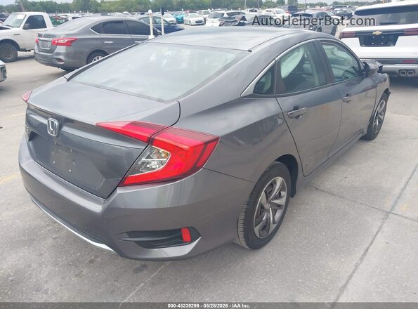 19XFC2F63LE005584 2020 HONDA CIVIC Gray Задня права чверть