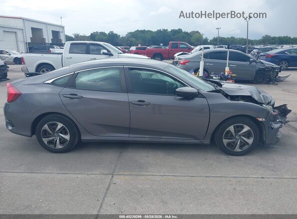 19XFC2F63LE005584 2020 HONDA CIVIC Gray Вид задньої частини салону