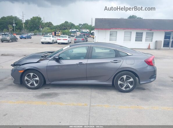 19XFC2F63LE005584 2020 HONDA CIVIC Gray Панорамний вид салону 360°