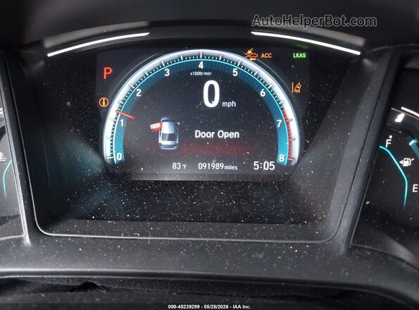 19XFC2F63LE005584 2020 HONDA CIVIC Gray 