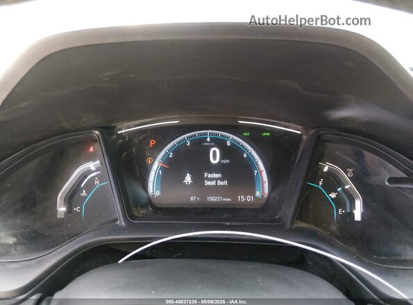 19XFC2F64KE002076 2019 HONDA CIVIC Черный Вид задних сидений