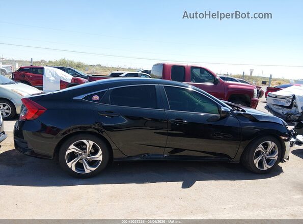 19XFC2F64KE002076 2019 HONDA CIVIC Черный Вид задней части салона