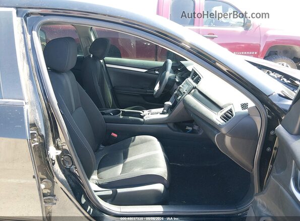 19XFC2F64KE002076 2019 HONDA CIVIC Черный Вид салона спереди
