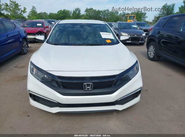19XFC2F64KE003339 2019 HONDA CIVIC White Սարքավորումների վահանակի տեսք
