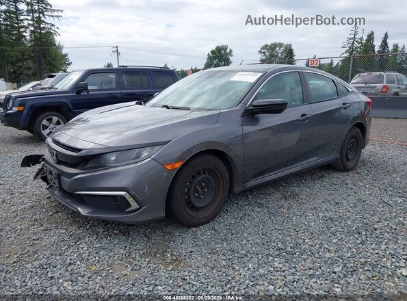 19XFC2F64KE206795 2019 HONDA CIVIC Gray Przód lewy