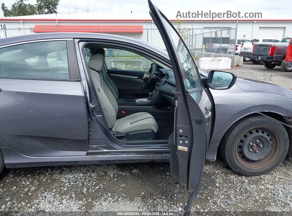 19XFC2F64KE206795 2019 HONDA CIVIC Gray Widok wnętrza z przodu