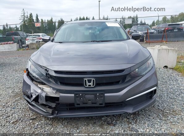 19XFC2F64KE206795 2019 HONDA CIVIC Gray Widok zestawu wskaźników