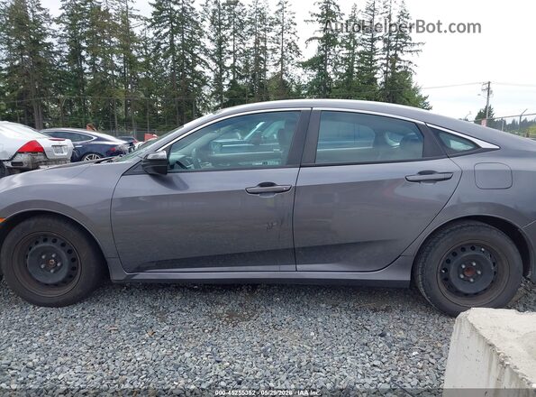19XFC2F64KE206795 2019 HONDA CIVIC Gray Widok wnętrza 360 stopni
