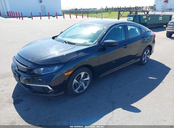 19XFC2F65KE030906 2019 HONDA CIVIC Black Front left