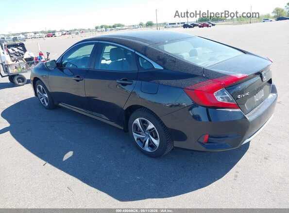 19XFC2F65KE030906 2019 HONDA CIVIC Black Rear left