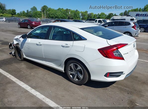 19XFC2F65KE040240 2019 HONDA CIVIC White უკანა მარცხენა