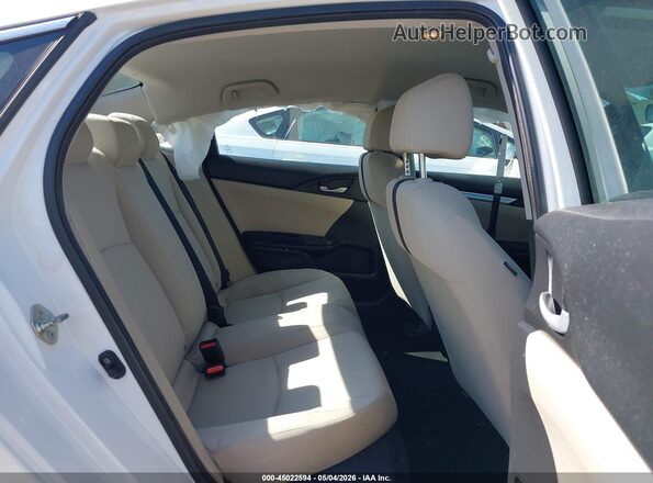 19XFC2F65KE040240 2019 HONDA CIVIC White VIN კოდის სტიკერის ხედი