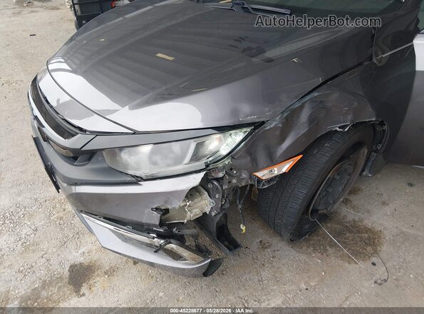 19XFC2F65LE013752 2020 HONDA CIVIC Серый Вид спереди