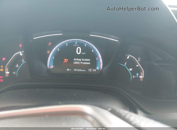 19XFC2F65LE013752 2020 HONDA CIVIC Серый Вид задних сидений