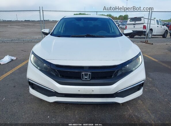 19XFC2F66KE006744 2019 HONDA CIVIC White Widok z przodu