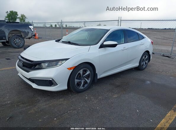 19XFC2F66KE006744 2019 HONDA CIVIC White Przód lewy