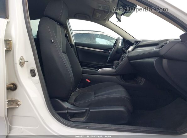 19XFC2F66KE006744 2019 HONDA CIVIC White Widok wnętrza z przodu
