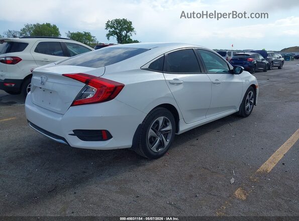 19XFC2F66KE006744 2019 HONDA CIVIC White Tył prawy