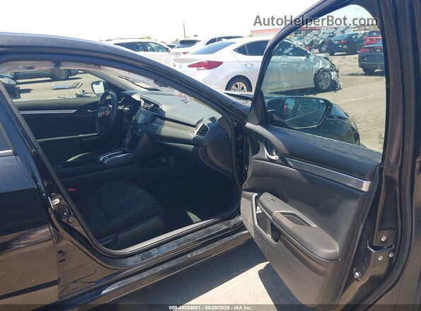 19XFC2F66KE042885 2019 HONDA CIVIC Черный Вид салона спереди