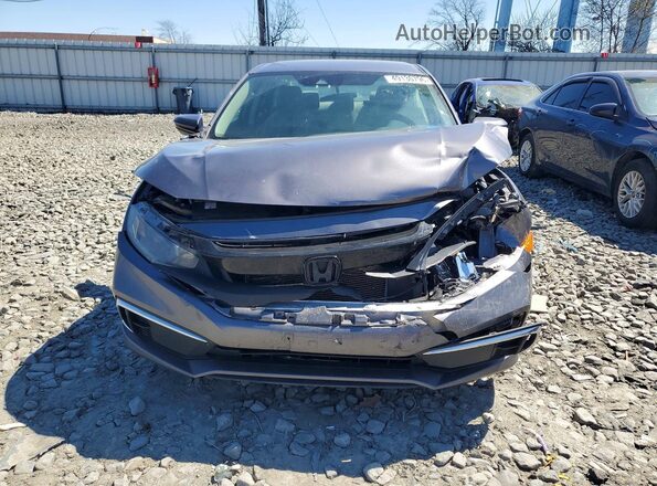19XFC2F67KE012794 2019 HONDA CIVIC Gray Front view