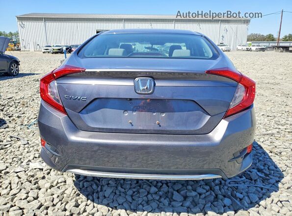 19XFC2F67KE012794 2019 HONDA CIVIC Gray Rear view