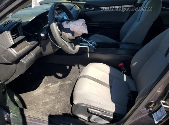 19XFC2F67KE012794 2019 HONDA CIVIC Gray Front interior view