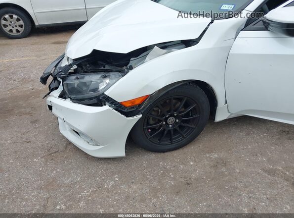 19XFC2F67KE035461 2019 HONDA CIVIC White Դիմացի տեսք