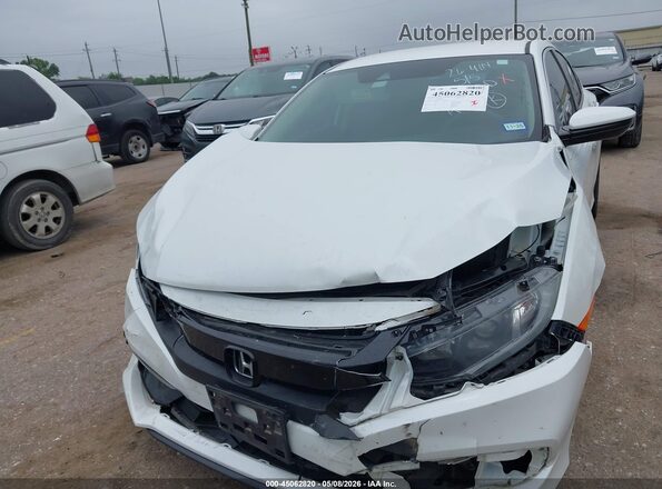 19XFC2F67KE035461 2019 HONDA CIVIC White Սարքավորումների վահանակի տեսք
