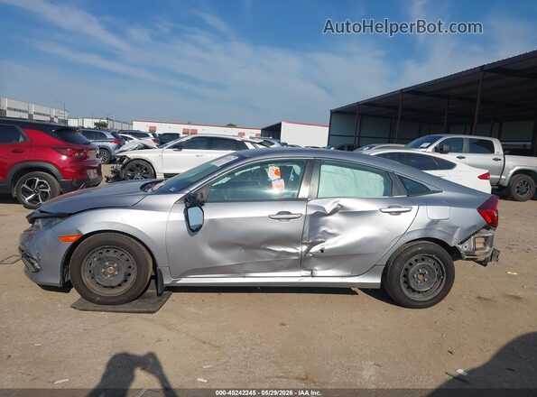 19XFC2F67LE016555 2020 HONDA CIVIC Silver Դիմացի տեսք
