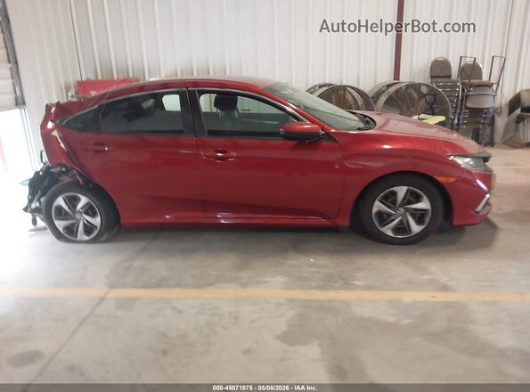 19XFC2F67LE215783 2020 HONDA CIVIC Burgundy Vista interior trasera