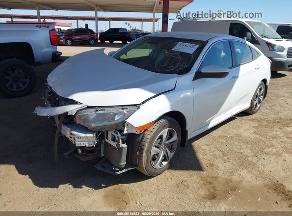 19XFC2F68LE017830 2020 HONDA CIVIC Белый Передняя левая четверть