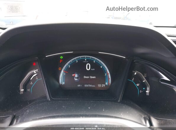 19XFC2F68LE202458 2020 HONDA CIVIC Белый Вид задних сидений